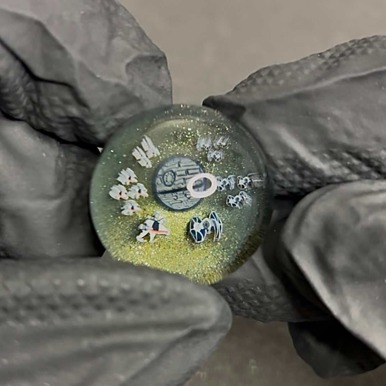 Keys X Dave Strobel Death Star Scene Marble 22mm