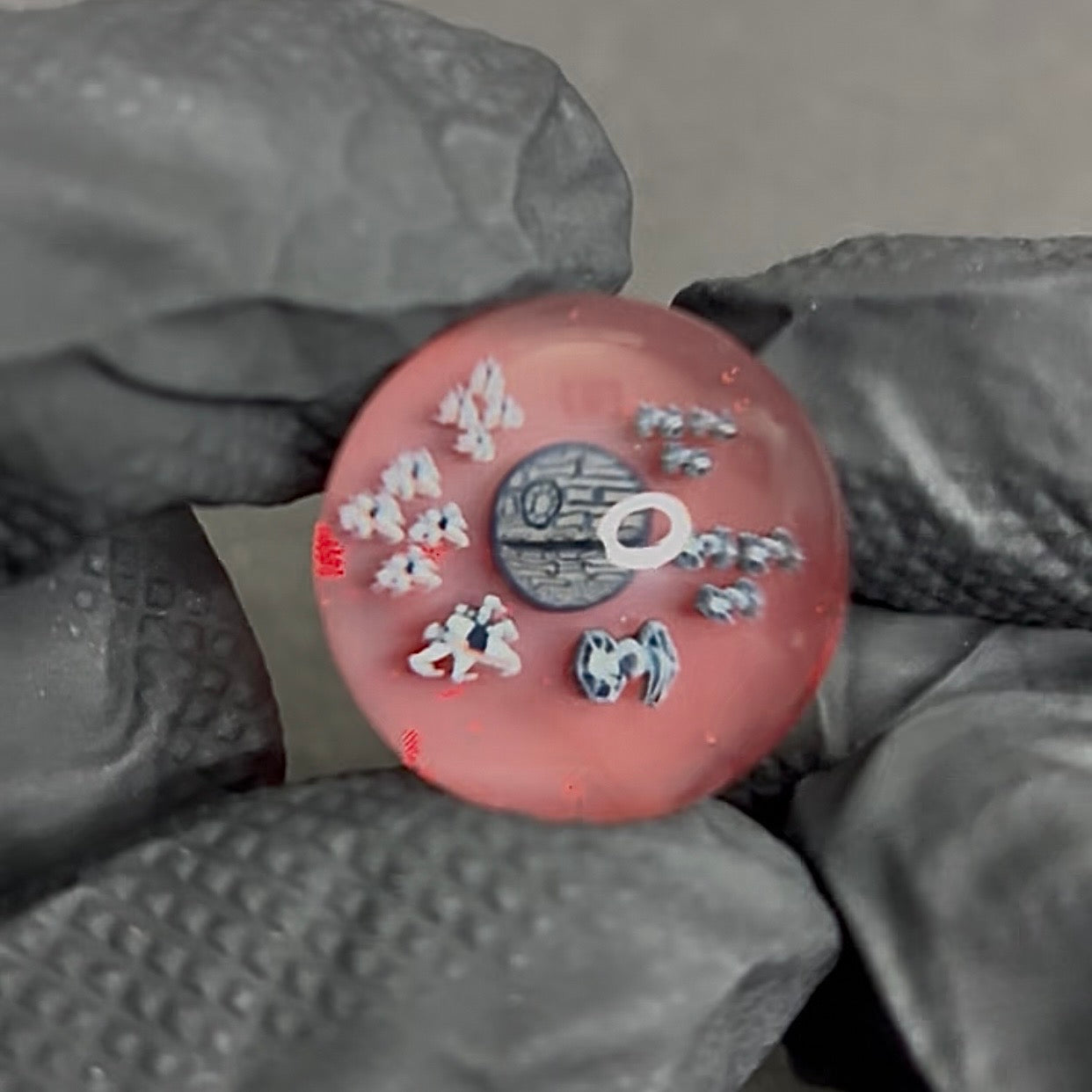 Keys X Dave Strobel Death Star Scene Marble 22mm
