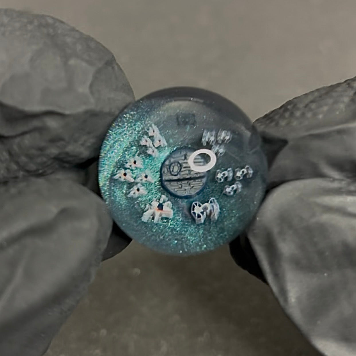 Keys X Dave Strobel Death Star Scene Marble 22mm