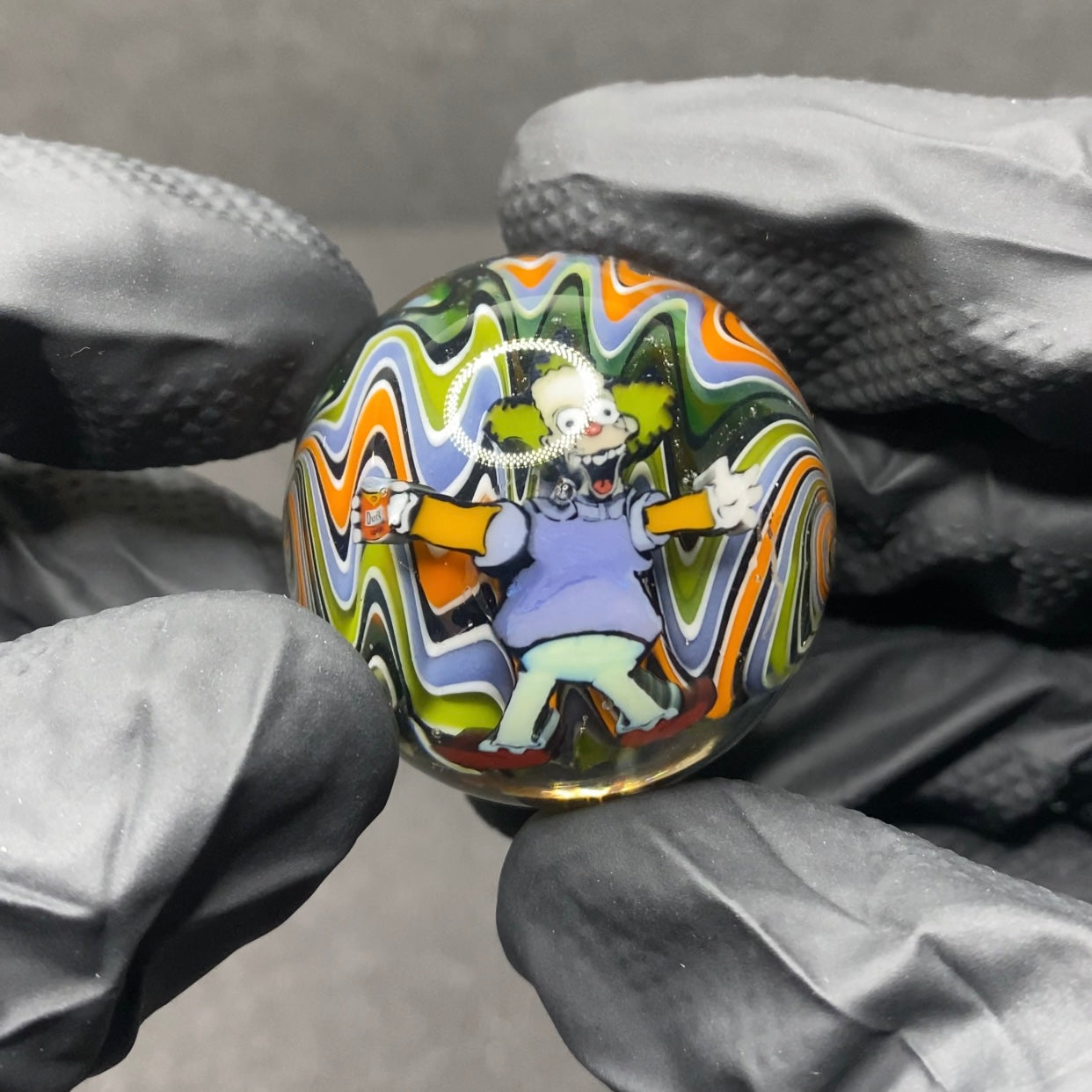 Stephen Boehme X Ian Michael Simpsons Krusty the Clown Marble 1.2 ...