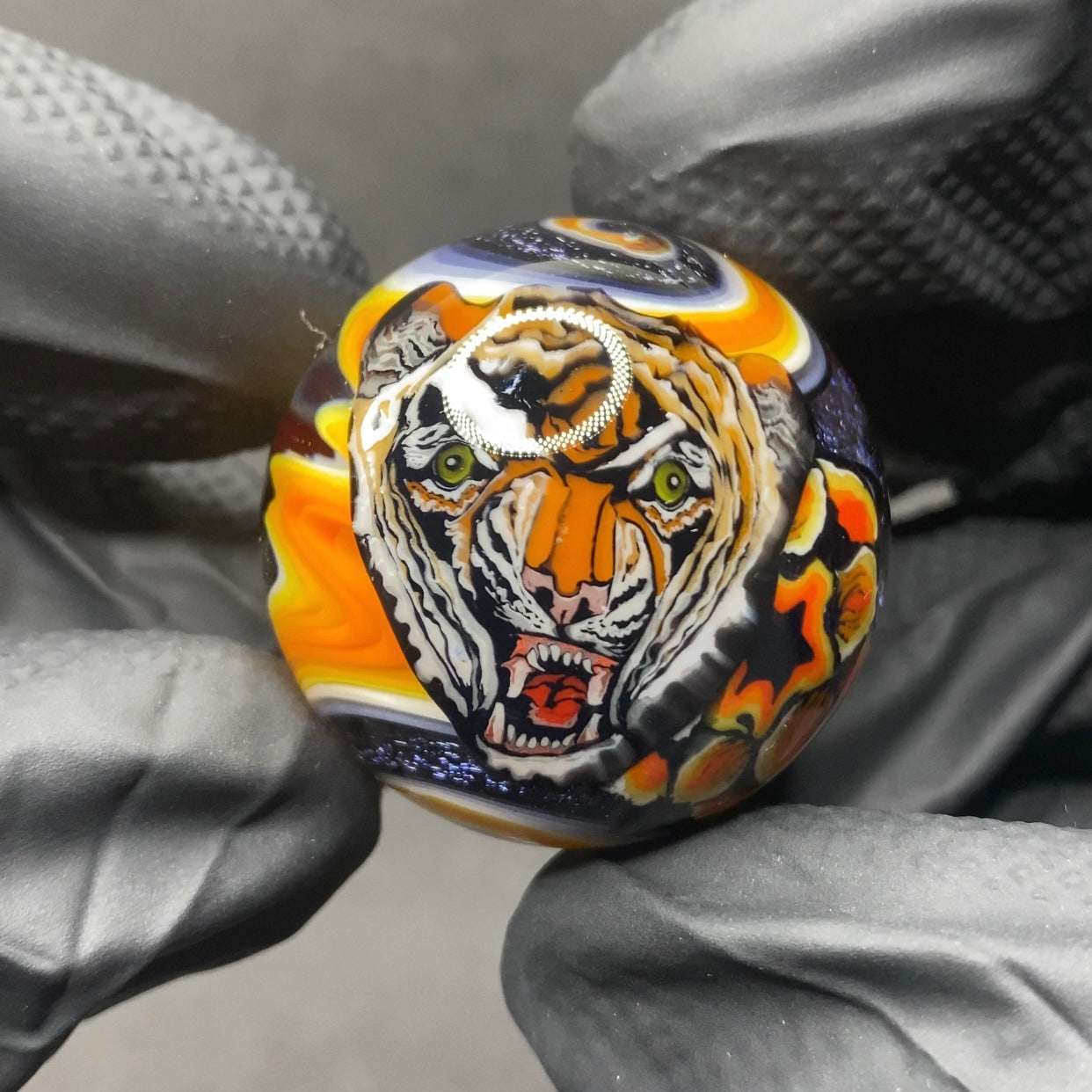 Stephen Boehme Tiger Slurper Set Marble 1.1” – That Glass Gallery, LLC