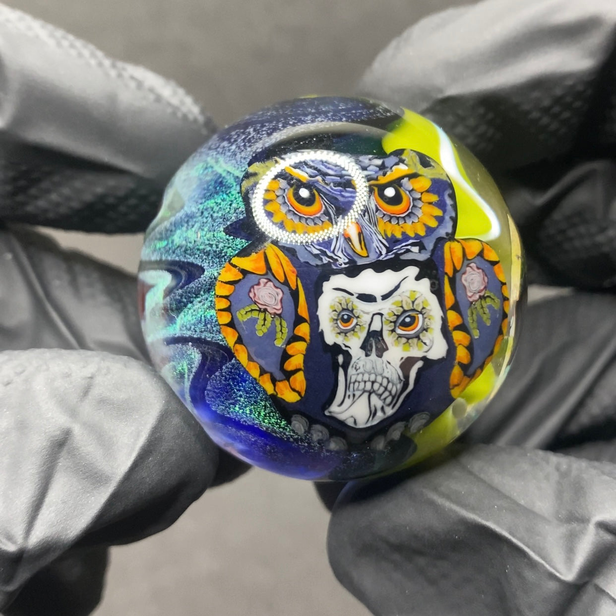 Stephen Boehme X Robert Koch Dia De Los Muertos Slurper Set Marble 1.3 ...