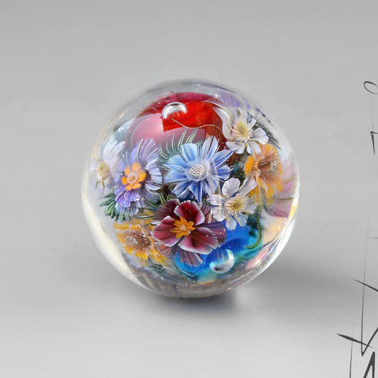 Elena Hernberg Flower Marble 1.53”