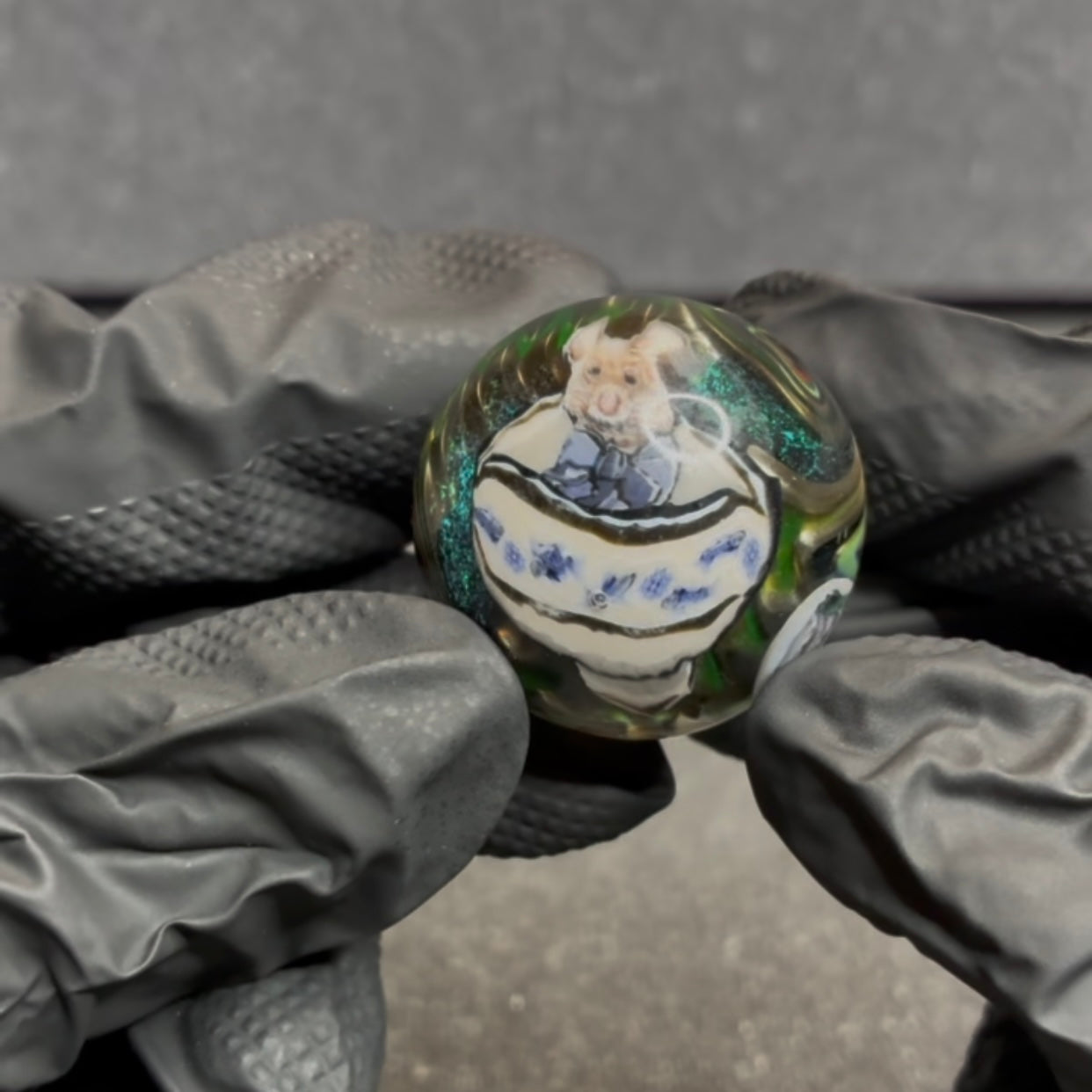 Stephen Boehme Mouse Slurper Marble 1.2” #7