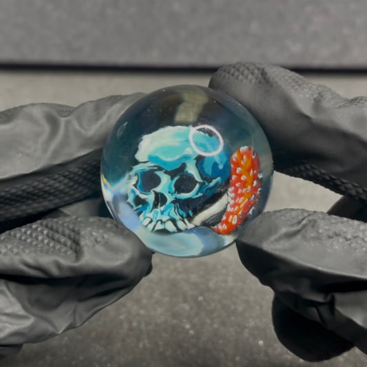 Stephen Boehme Skull Marble 1.2” #13