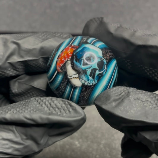 Stephen Boehme Skull Marble 1.2” #17
