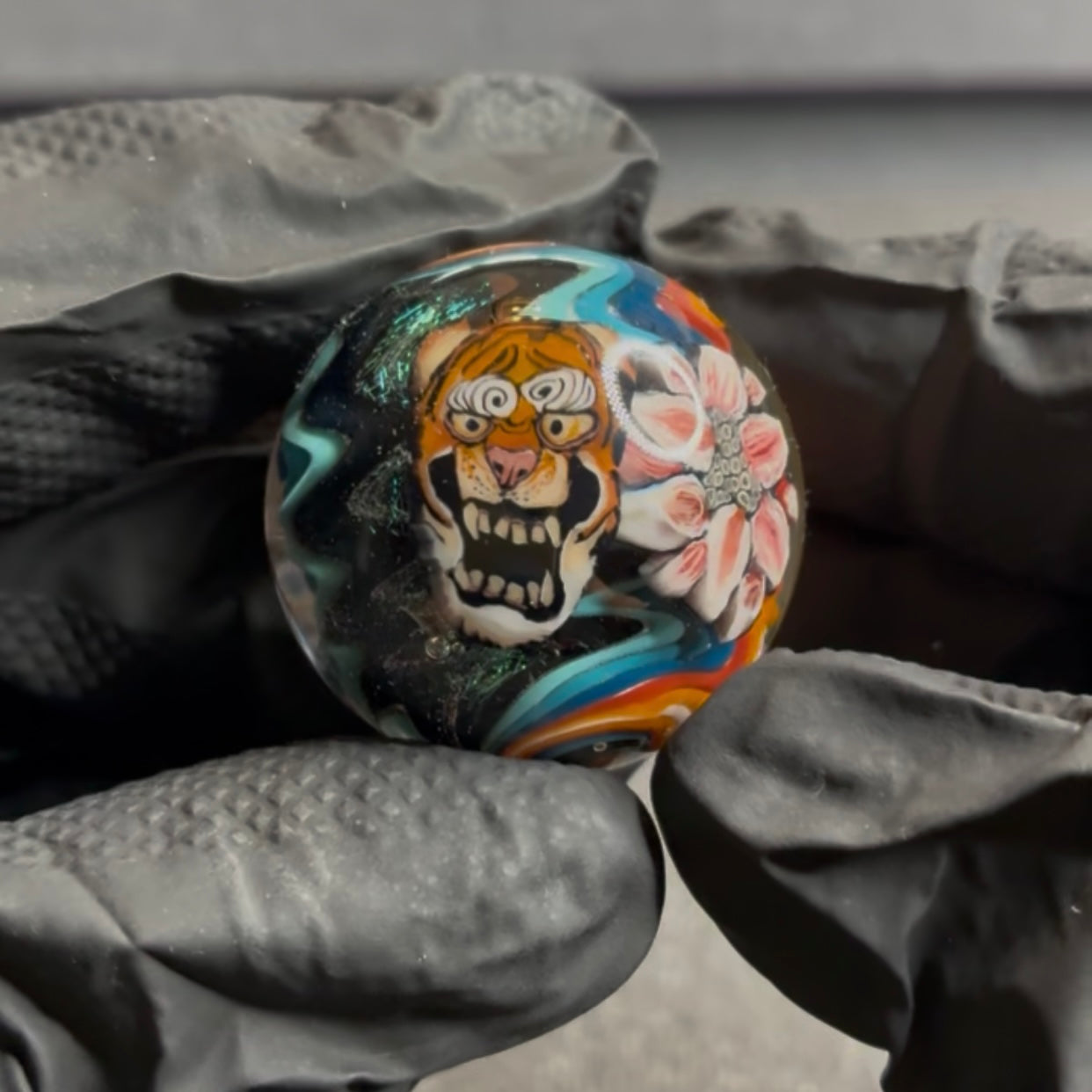 Stephen Boehme Tiger Marble 1.2 #7 – That Glass Gallery, LLC