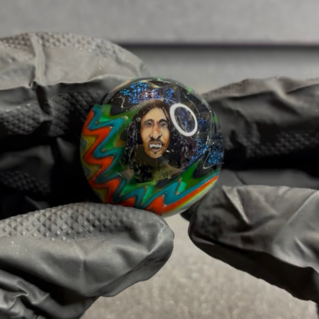 Stephen Boehme Bob Marley Marble 1.2 #18 – That Glass Gallery, LLC