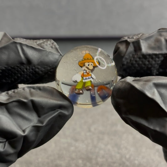 MicrosWorkshop Pancho Mario Slurper Marble 1” #1A