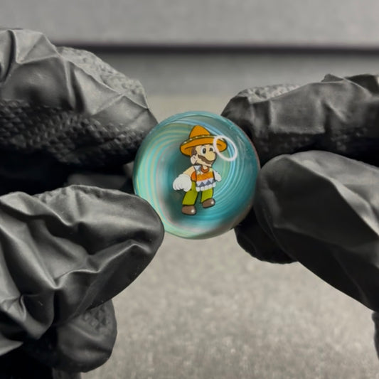 MicrosWorkshop Pancho Mario Slurper Marble 1” #17A
