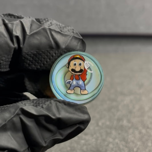 MicrosWorkshop Peace Out Mario Slurper Marble 1” #24A
