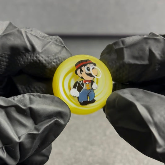 MicrosWorkshop Bucket Hat Mario Marble 1” #27A
