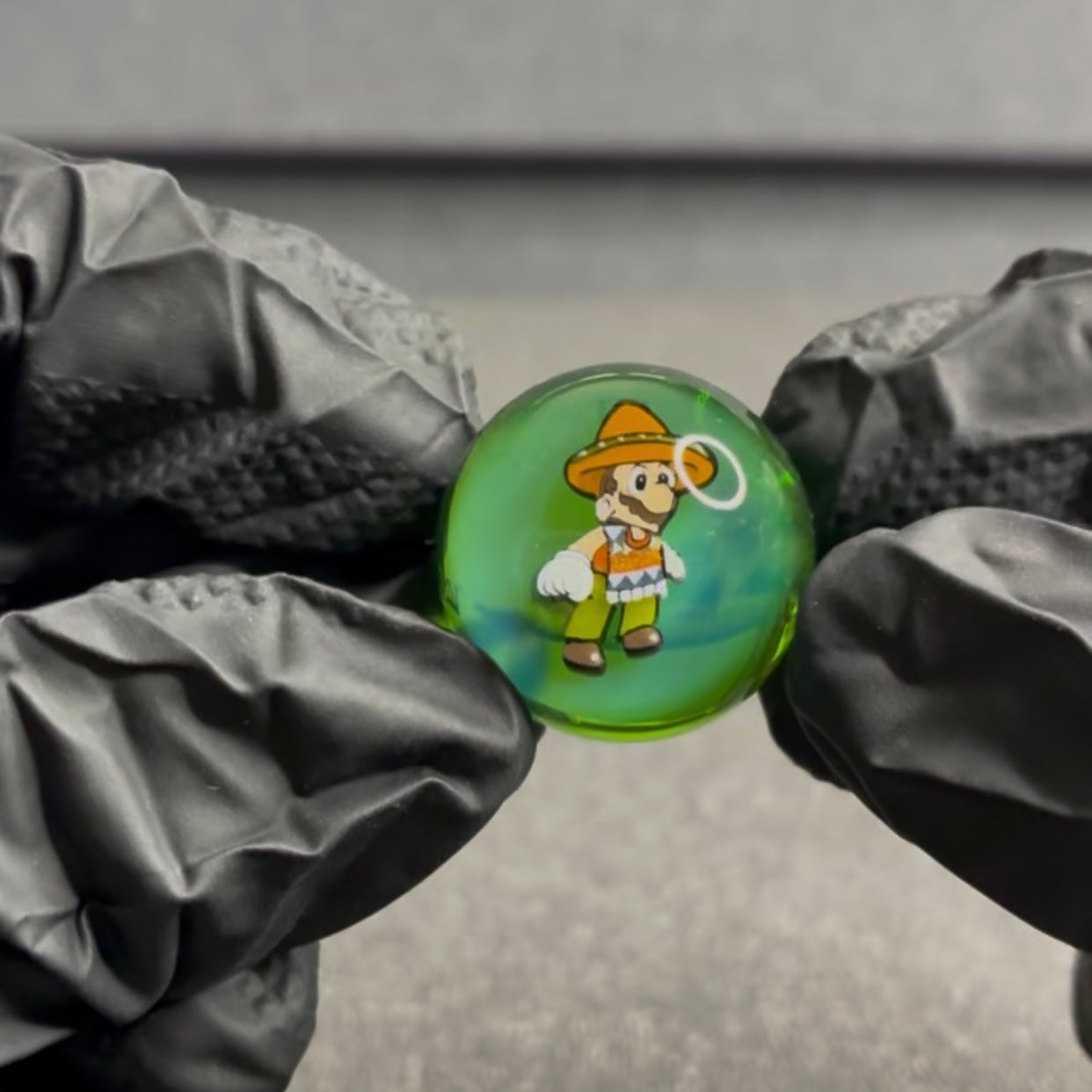 MicrosWorkshop Pancho Mario Marble 1” #39A – That Glass Gallery, LLC