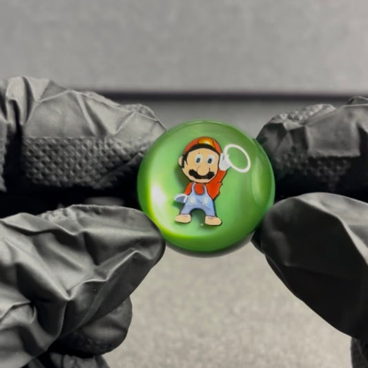 MicrosWorkshop Peace Out Mario Marble 1” #45A