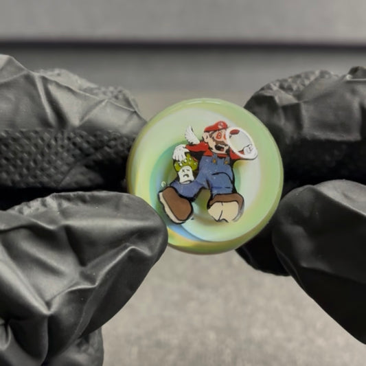 MicrosWorkshop Tripping Mario Marble 1” #48A