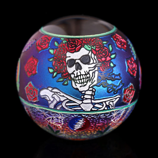 Masataka Joei Grateful Dead Marble 1.5” [Dead Skulls & Hand Sign]