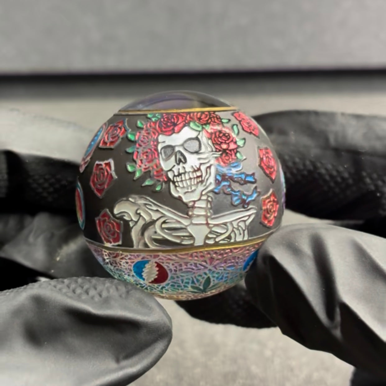 XODAS マ-ブル Marble ボロシリケイトガラス　Bob Skull Sonoligo（ソノリゴ） | KOBEとんぼ玉ミュージアム：開館20周年記念