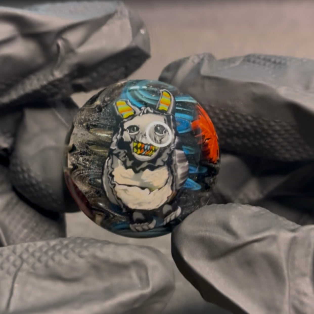 Stephen Boehme Donnie Darko Frank Labubu Marble 1.2" #12C