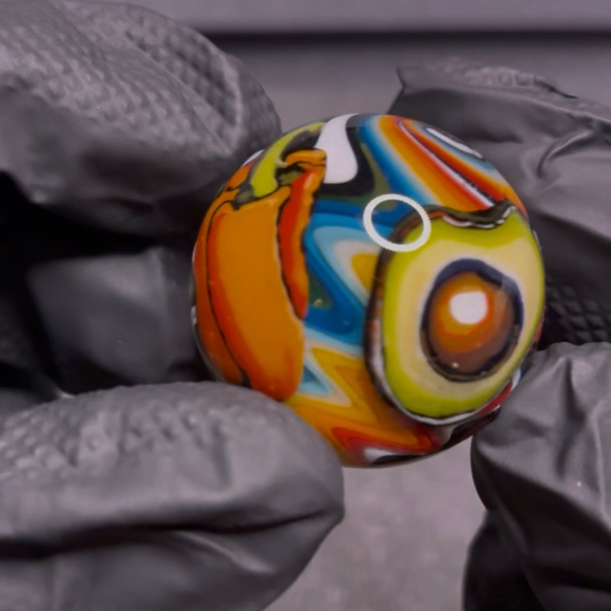 Stephen Boehme Bell Pepper Avocado Cherry Marble 1.2" #30C