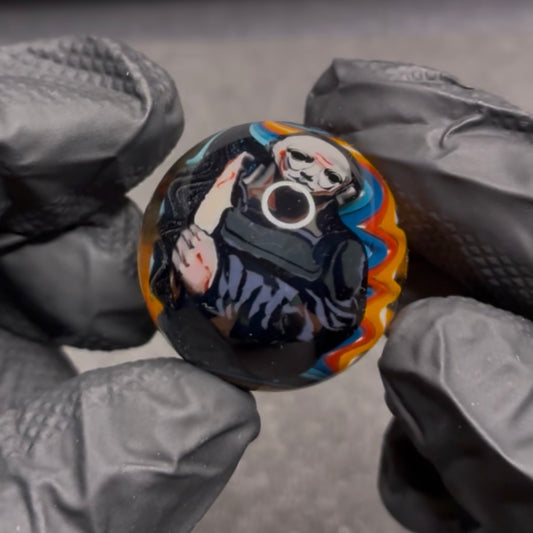 Stephen Boehme Michael Myers Halloween Marble 1.2" #49C