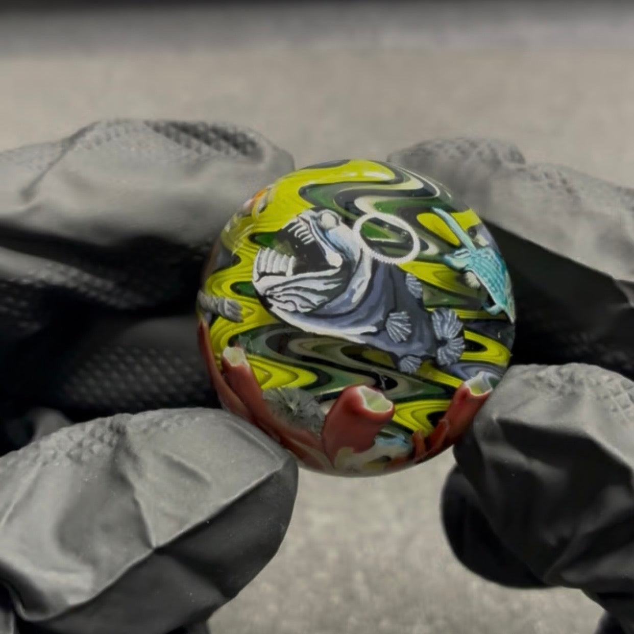 Stephen Boehme Angler Fish Reef Marble 1.37" #316