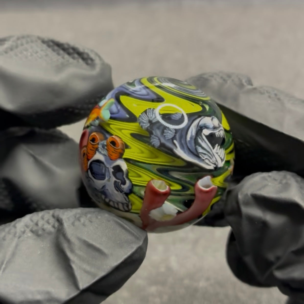 Stephen Boehme Angler Fish Reef Marble 1.37" #317