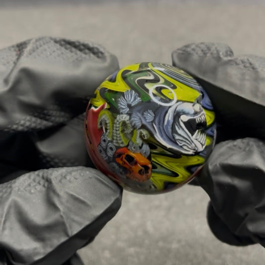 Stephen Boehme Angler Fish Reef Marble 1.33" #319