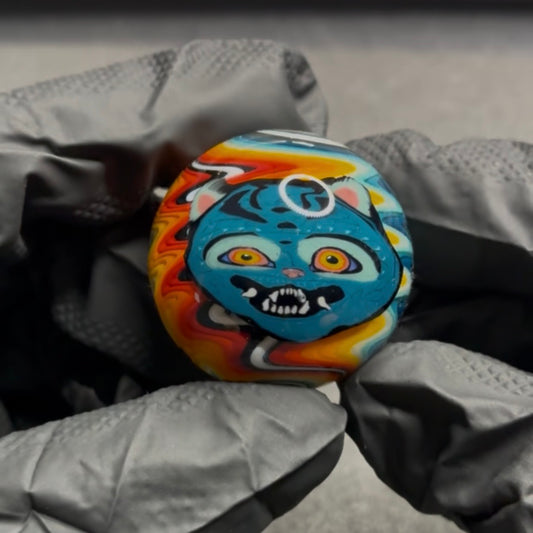 Stephen Boehme Derpy Tiger & Sussie Marble 1.41" #403