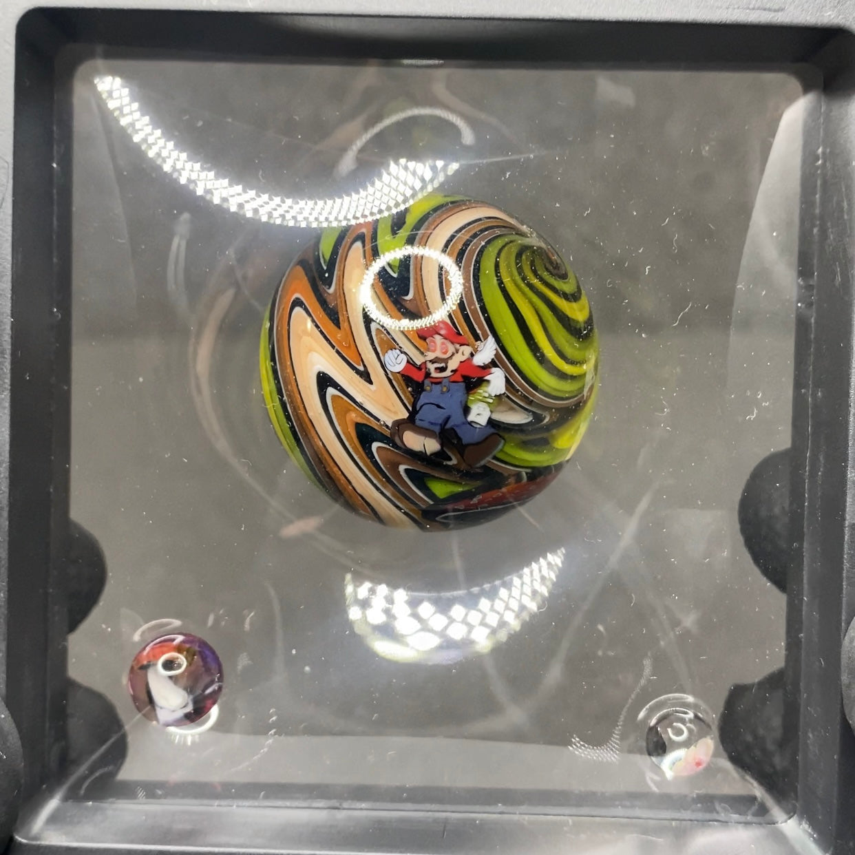 Stephen Boehme x MicrosWorkshop Tripping Mario Murrine Marble 1.3”