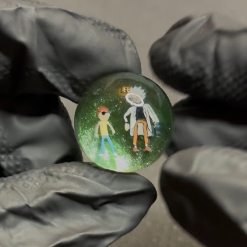Keys X Ian Cohen X Erik Anders Rick and Morty Marble 22mm #115