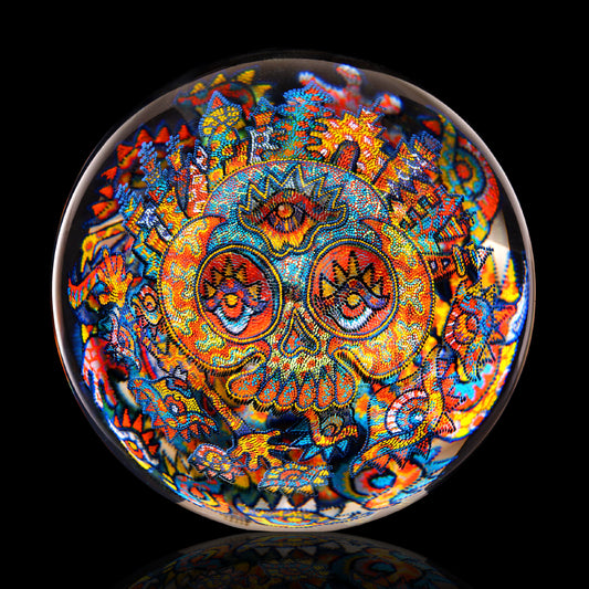2025 Takao Miyake 70mm Layered Skull and Tomy Pointillism Marble
