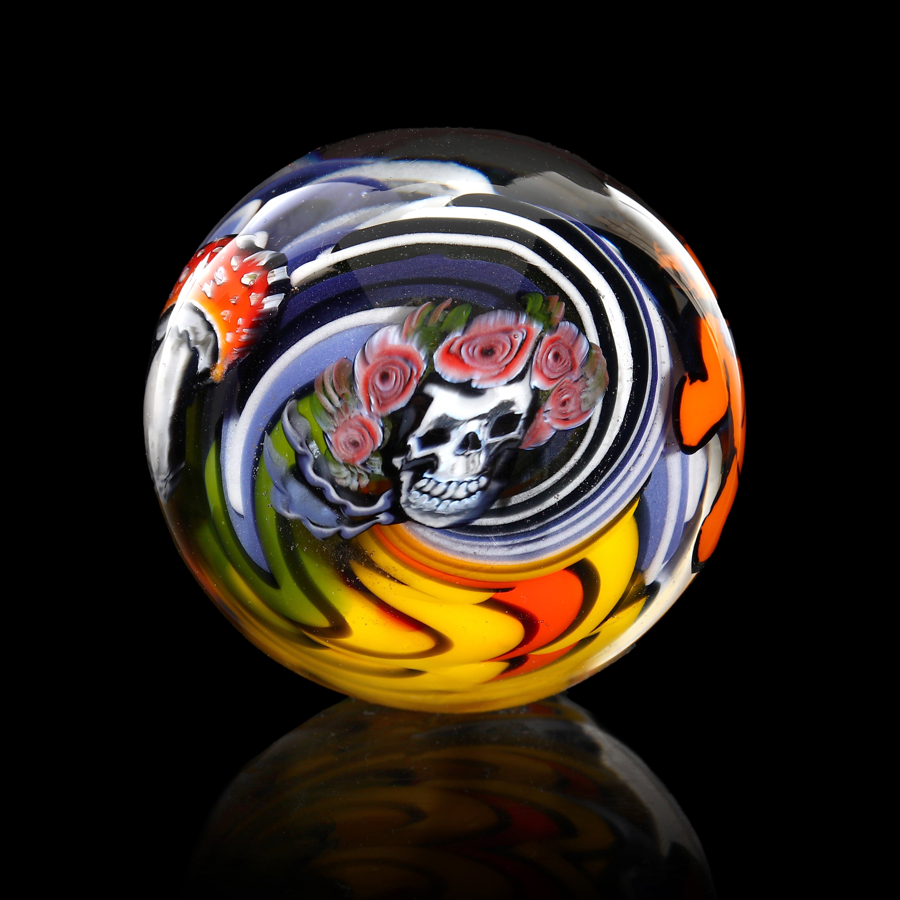 Stephen Boehme Grateful Dead Marble 1.5” – That Glass Gallery, LLC