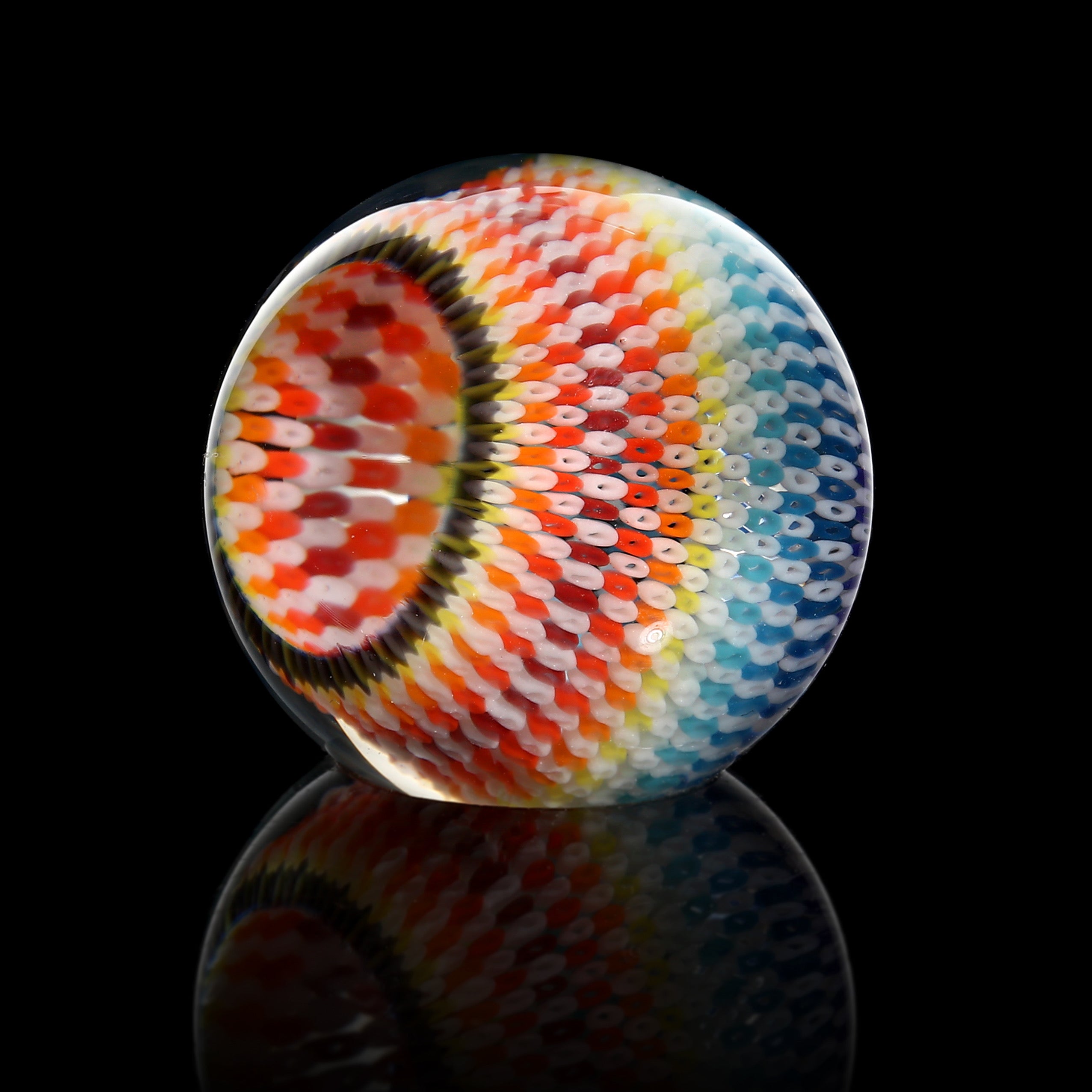 Jared Reed Vai .90” Marble 004 – That Glass Gallery, LLC